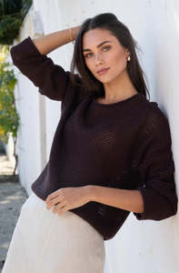 Re:Union Dawn Crochet Knit Jumper