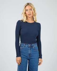 All About Eve Rib Baby Long Sleeve Tee