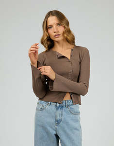 Silent Theory: Silent Theory Marleigh Knit Long Sleeve