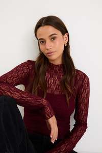 Among The Brave Giving Lace Top