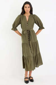 Greens: By Rosa Irresistible Tiered Dress