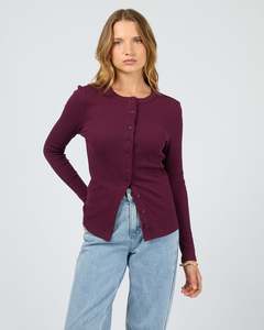 Silent Theory Button Up LS Tee