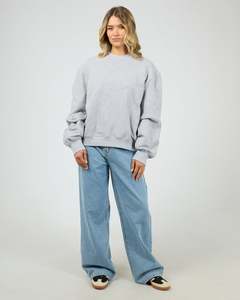 All About Eve Serif Oversized Box Crew