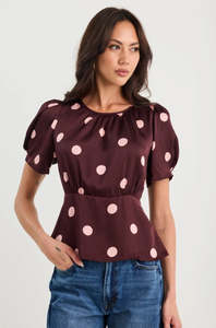 Stories Be Told Uplifting Satin Top