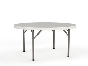 Products: Peak Round Folding Trestle Table