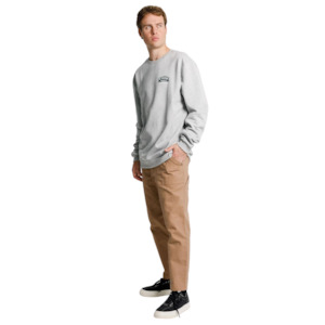 Menswear: Title Crew - Grey Marle with Trophy Print