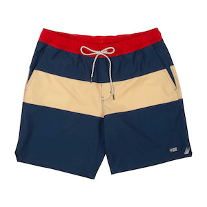 Sale In Menswear: Beacons Elastic Boardshort- Denim