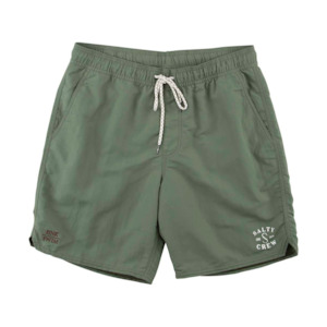 Quiver Elastic Boardshort - Fatigue Green