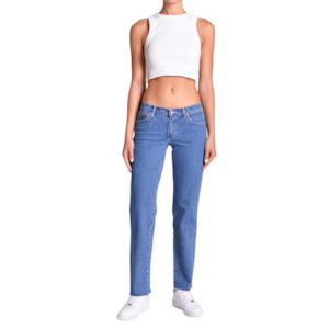 A 99 Low Straight Cecilia Organic Mid Blue