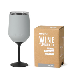 Most Wanted: Huski Wine Tumbler 2.0 - Stone Grey
