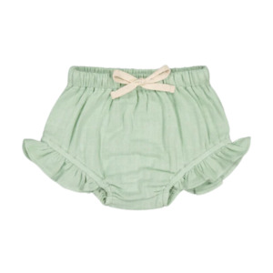 Baby Child Clothing: Organic Cotton Vivie Bloomers - Sage