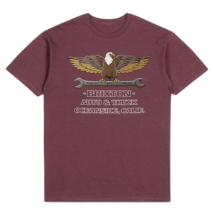 Menswear: Repair S/S Standard T-Shirt - Mahogany Worn Wash