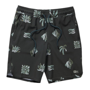 Menswear: Lowtide Elastic Boardshort - Black Multi
