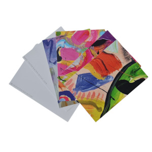 Greeting Cards: Energetic Art Postcards By Rachel Barber Pack of 7