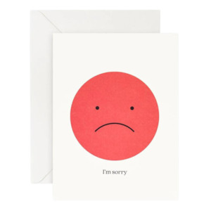 I'm Sorry - Greeting Card
