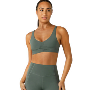 Lorna Jane: Formation Recycled Sports Bra - Agave Green