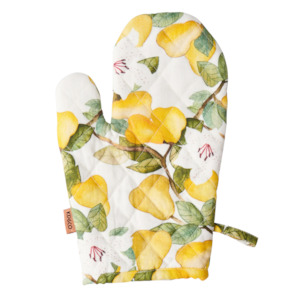 Kip Co: Summer Lily White Oven Mitt