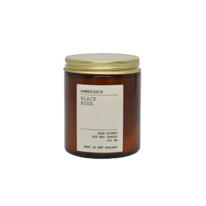 Amberjack Candle Company: Black Rose - Soy Candle