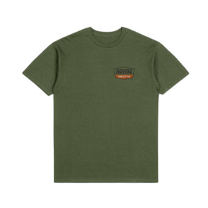 Menswear: Regal S/S Standard Tee - Ivy Green/Washed Black/Rust
