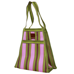 Jewellery Accessories: Sac - Pearl Pink & Olive