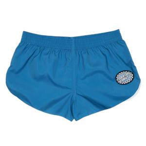 Final Clearance: Check Oval Board Short - Blue