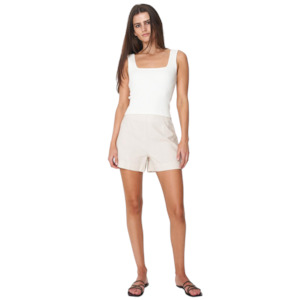 Sale In Womeswear: Casa High Waist Short - Natural