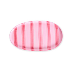 Pink Stripe Platter