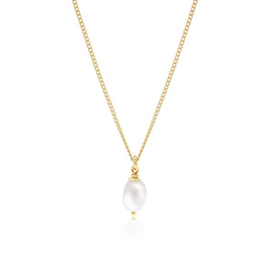 Margot Pearl Necklace - Gold