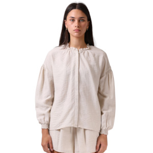 Aw26 Rpm: Olive blouse - Oatmeal