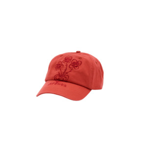 Jewellery Accessories: Maisie - Panelled Cap - Red Rum