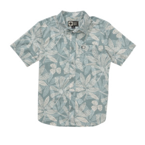 Salty Crew Drifter UV Button up short sleeve shirt - Atlantic green