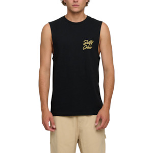 Menswear: Snapper Muscle Tank - Black
