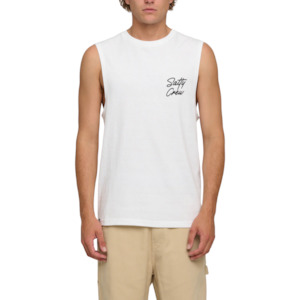 Snapper Muscle Tank - White