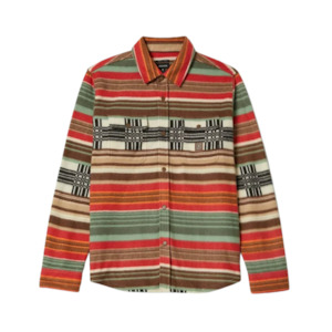 Menswear: Bowery Arctic Stretch Fleece - Multi Blanket Stripe