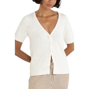 For Her: Adele Short Sleeve Knit Cardigan