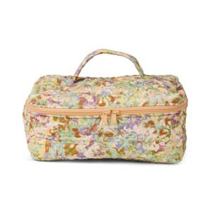 Bath: Forever Mine Quilted Cotton Toiletry Case One Size
