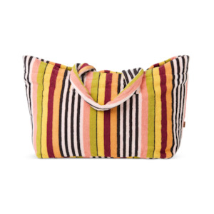 Beach Outdoors: Casablanca Stripe Terry Oversized Beach Bag One Size