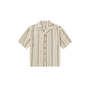 Menswear: Vacation Stripe SS Shirt natural