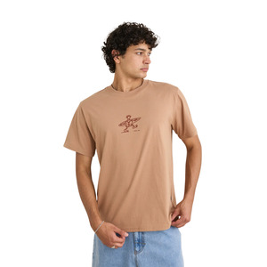 Menswear: Drifter SS T-Shirt - Clay