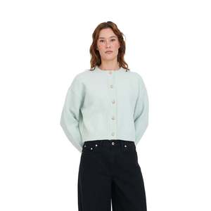 Womens Fashion: Elle Crop Cardigan Mint