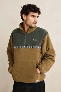 Menswear: Alder Half Zip Pullover - Forest