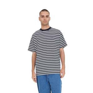 Stripe Block Tee - Navy / Chalk