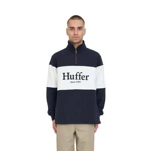 Classic 1/4 Zip Block Jersey - Navy