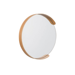 Segment Mirror - Natural Oak