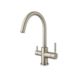 Integrated Tap Gooseneck - Brushed Nickle