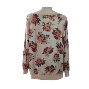 Products: BloomChic Floral Long Sleeve Elegant Sweatshirt - IPAMO