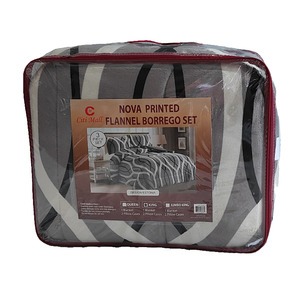 Products: Estonia Design Blanket - Nova Printed Flannel Borrego 3 Piece Set - IPAMO