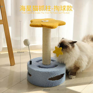 cat: Scarlett Tower & Cave Cat Scratcher - Starfish