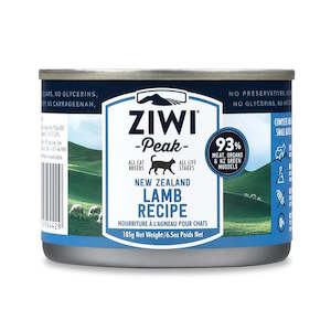 Ziwi Peak Canned Lamb Recipe Cat Food 185g
