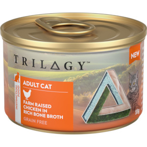 Trilogy Cat Wet Chicken in Bone Broth 85g（12 cans）
